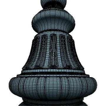 Holiday Street Lamp II 3D Model