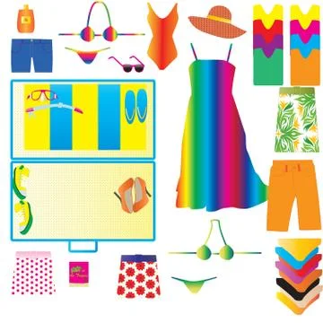 Holiday suitcase イラスト素材