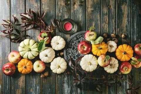 Holiday table decoration Stock Photos