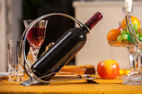 Holiday table Stock Photos