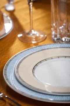 Holiday table Stock Photos