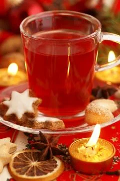 Holiday tea Stock Photos