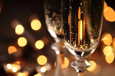Holiday toast background Stock Photos