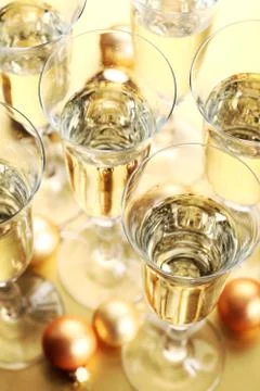 Holiday toast Stock Photos
