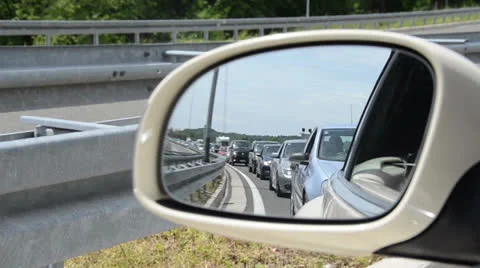 Holiday traffic jam 스톡 동영상 24703032