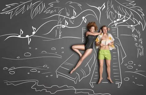 Holiday for two. Stock Photos