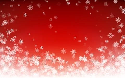 Holiday winter background for Merry Christmas and Happy New Year. Falling whi Stock Illustration