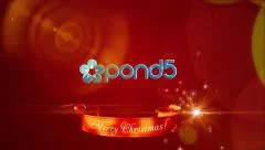 Holiday Wishes with company Logo Stock After Effects