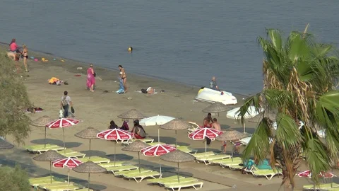 Holidaymakers  Bodrum Turkey Stock Footage 95292095