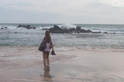 Holidays with beach 库存照片