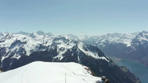 Holidays in Central Switzerland, Stoos-Muotatal region, the ski area Stock Footage 162396953