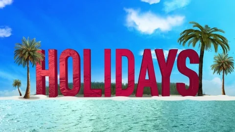 Holidays island Stock Footage 74372049