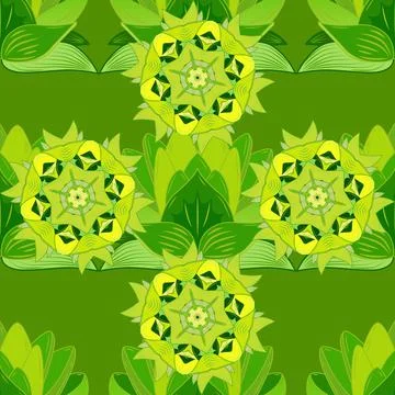 Holidays mood. Spring summer time. Vector seamless cute flower pattern. Gentle r Illustrazione stock