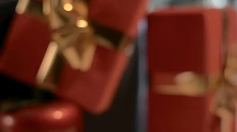 Holidays presents dolly Stock Footage 31627593