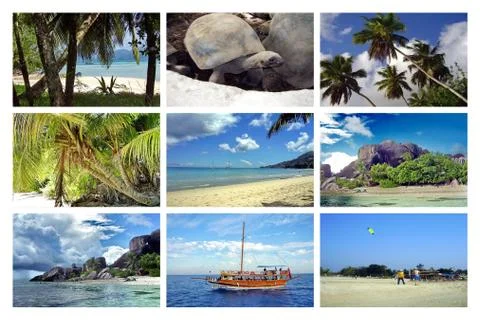 Holidays Seychelles 스톡 사진