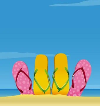 Holidays for two Stock Illustration