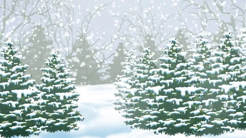 Holidays Winter Woods Stock Footage 97897575