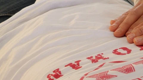 Holistic Energy therapy. Hands on chakra 2 Stock Footage 128454460