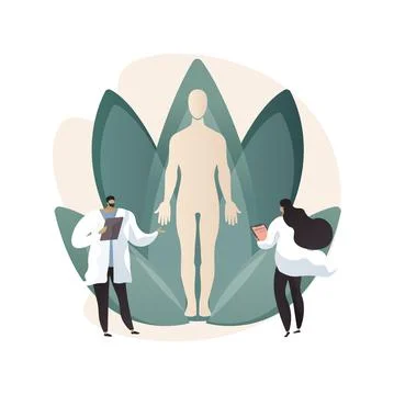 Holistic medicine abstract concept vector illustration. 스톡 일러스트