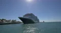 Holland America Line cruise ship anchored in Mallory Square 4k or 4k+ Resolution