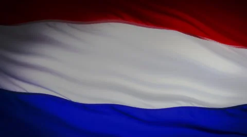 Holland Flag Stock Footage 40413751