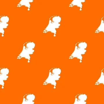 Holland map pattern seamless Stockillustratie