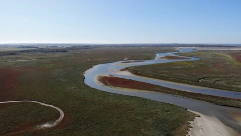 Holland , Texel . Drone Stock Footage 116554022