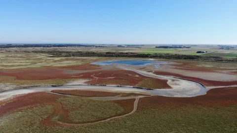 Holland , Texel . Drone Stock Footage 116554117