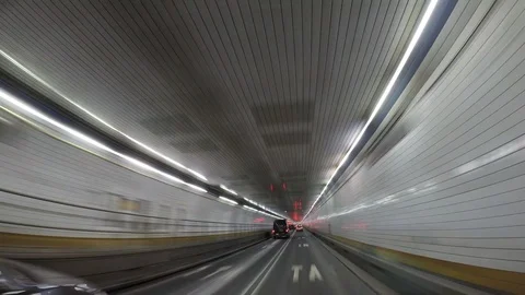 Holland Tunnel Hyperlapse 4K 2 Stock Footage 101267946