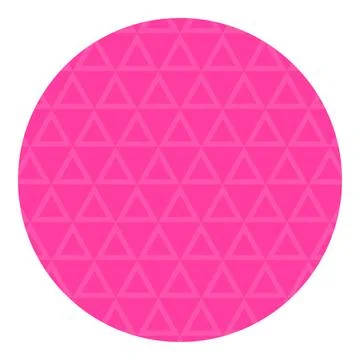 Hollow triangle mesh pattern round vector graphic design element Ilustración de archivo