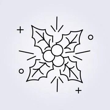 Holly fruit icon vector illustration design Stock Illustration
