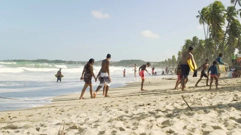 Hollyday beach Stock Footage 86009468