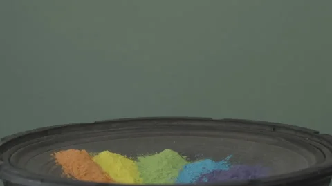 Holly's colors explode under the music Stock Footage 171666490