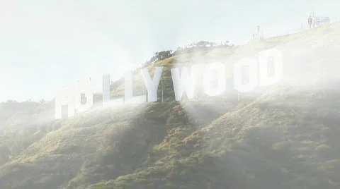 HollySignFlash2 Stock Footage 669072