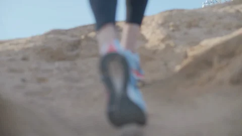 Hollywood athlete running Stock Footage 88476284