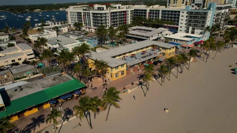 Hollywood Beach Broadwalk Vídeos de archivo 252241004