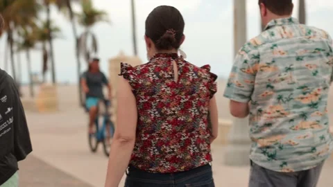 At Hollywood Beach Stock Footage 235727872