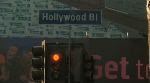Hollywood Blvd 1 Stock Footage 418516