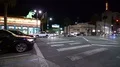 Hollywood Blvd Dolly Shot of Scramble Crosswalk at Highland 4k or 4k+ Resolution