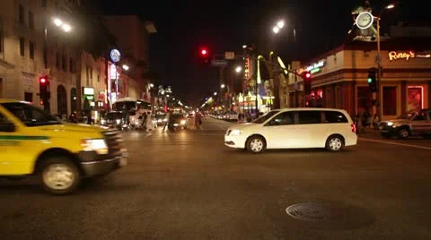 Hollywood-Blvd Video stock 10578330