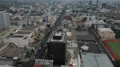 Hollywood Blvd Stock Footage 138332583