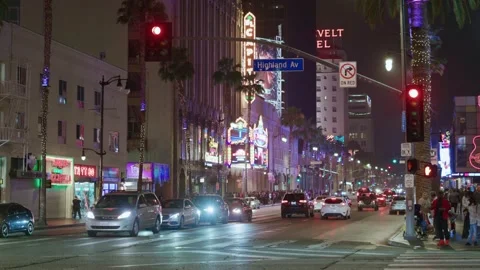 Hollywood Blvd 動画素材 193858803