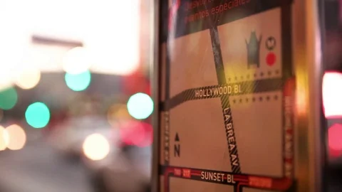 Hollywood BLVD Sign Stock Footage 78553065