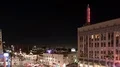 Hollywood Blvd Time Lapse of El Capitan Theater at Night Pan Right 4k or 4k+ Resolution
