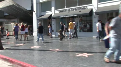 Hollywood Boulevard Stock Footage 595210
