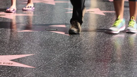 Hollywood boulevard Stock Footage 46809572