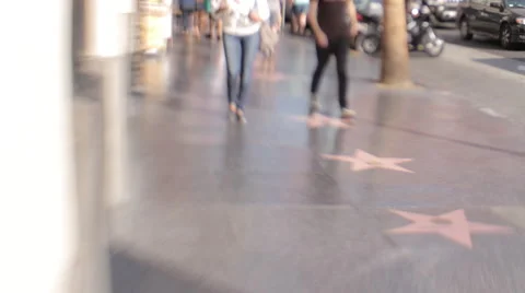 Hollywood boulevard Stock Footage 46809593