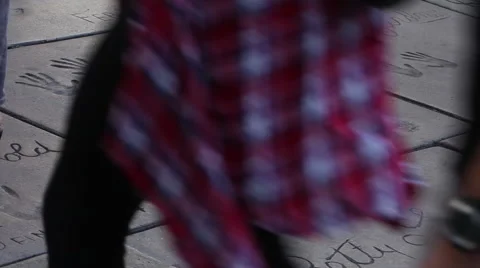 Hollywood boulevard Stock Footage 46809738