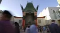 Hollywood Chinese Theater Time Lapse of tourists taking pictures on Handprints 4k or 4k+ Resolution
