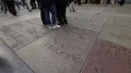 Hollywood Chinese Theater Time Lapse of tourists walking on Handprints 4k or 4k+ Resolution